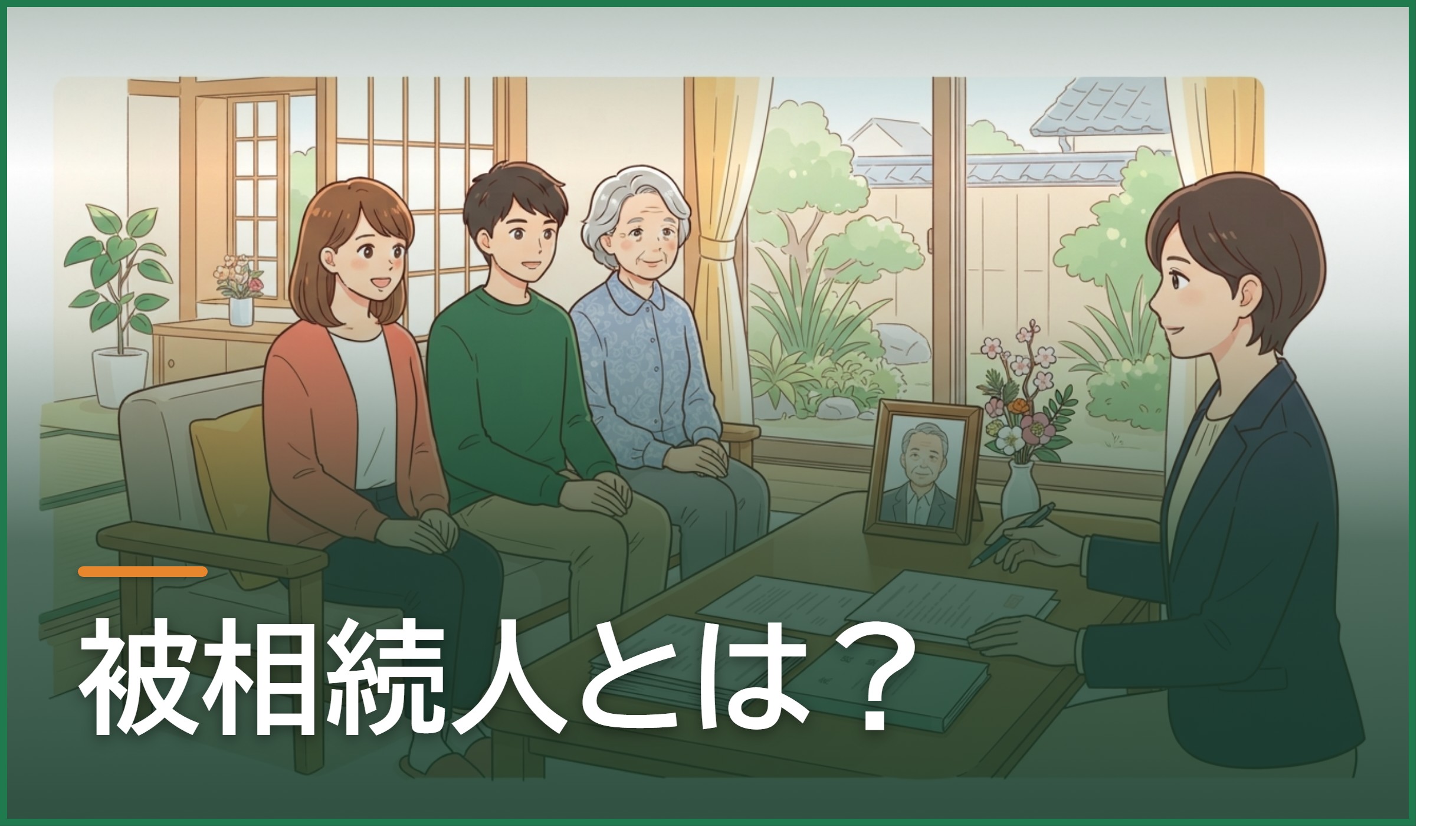 被相続人とは?相続人との違いと、熊本・八代で相続手続きの窓口が決まる仕組み