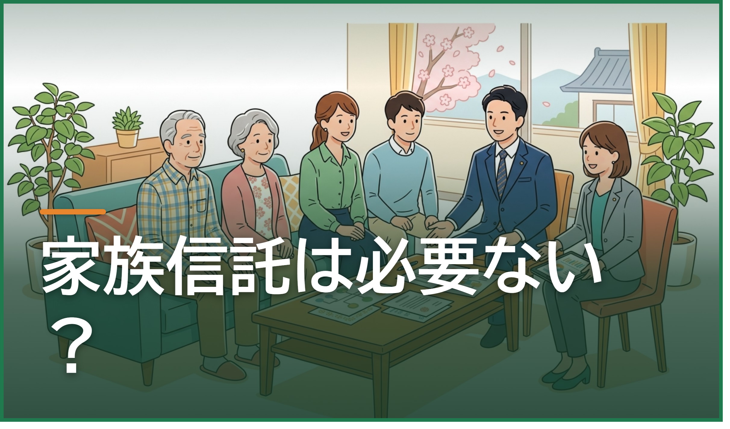 家族信託は必要ない?代わりに検討したい任意後見・遺言・生前贈与の選び方