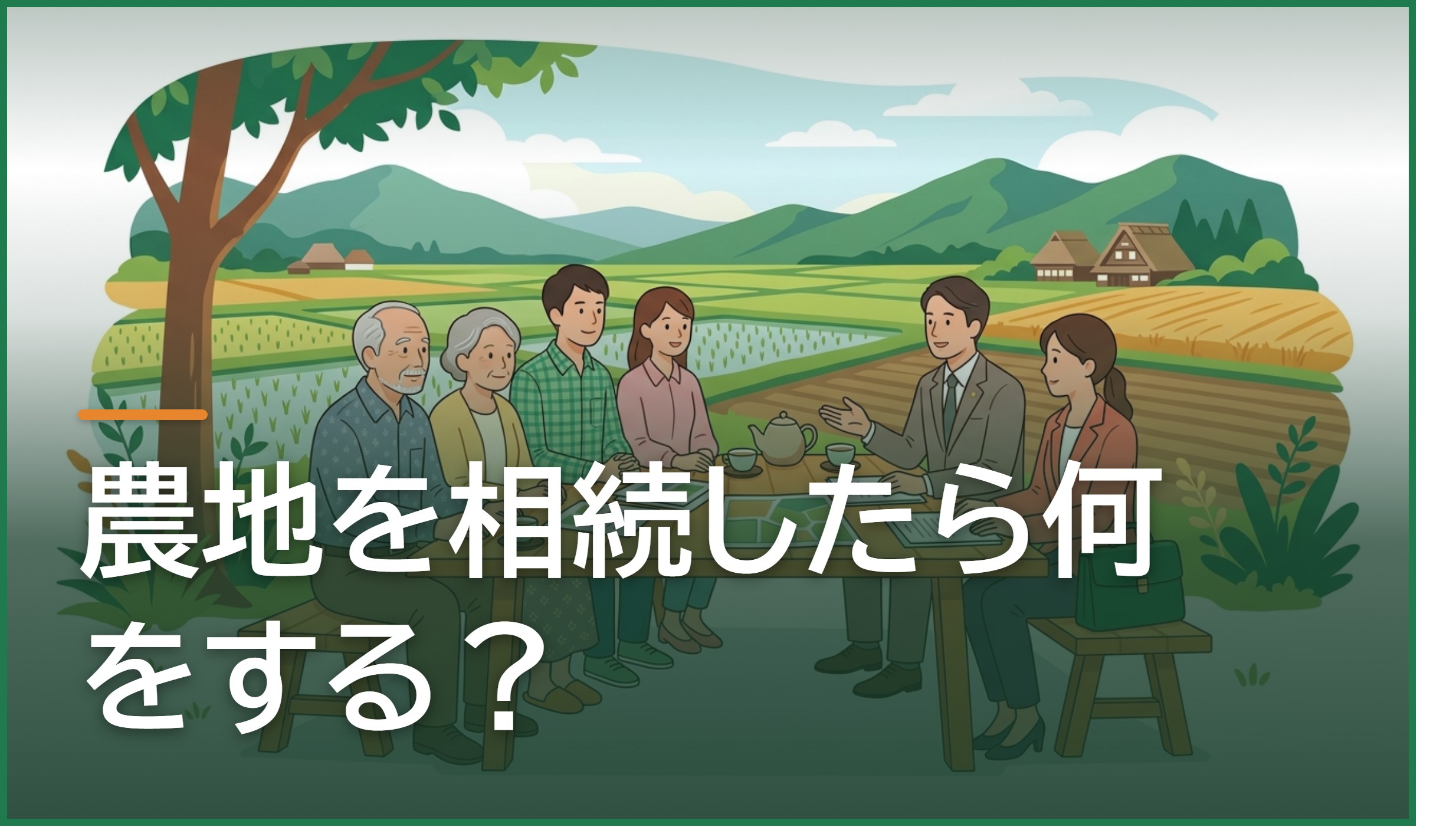 農地を相続したら何をする?熊本・八代での相続登記と農業委員会への届出