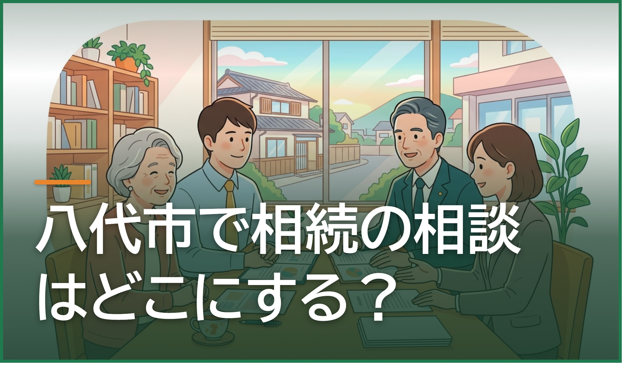 八代市で相続の相談はどこにする?弁護士・司法書士の選び方と相談前の準備