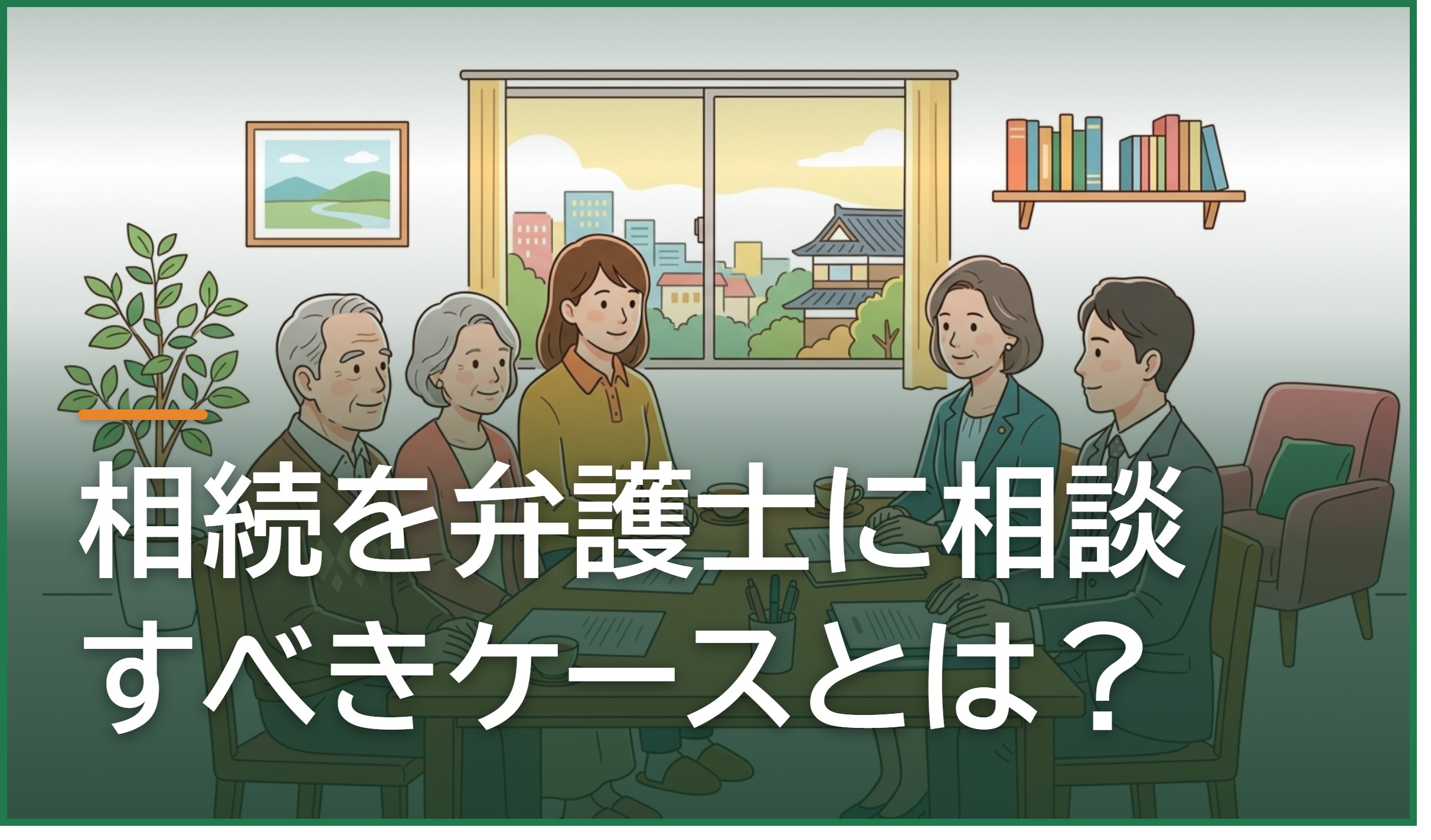 相続を弁護士に相談すべきケースとは?熊本で弁護士を選ぶポイントを解説
