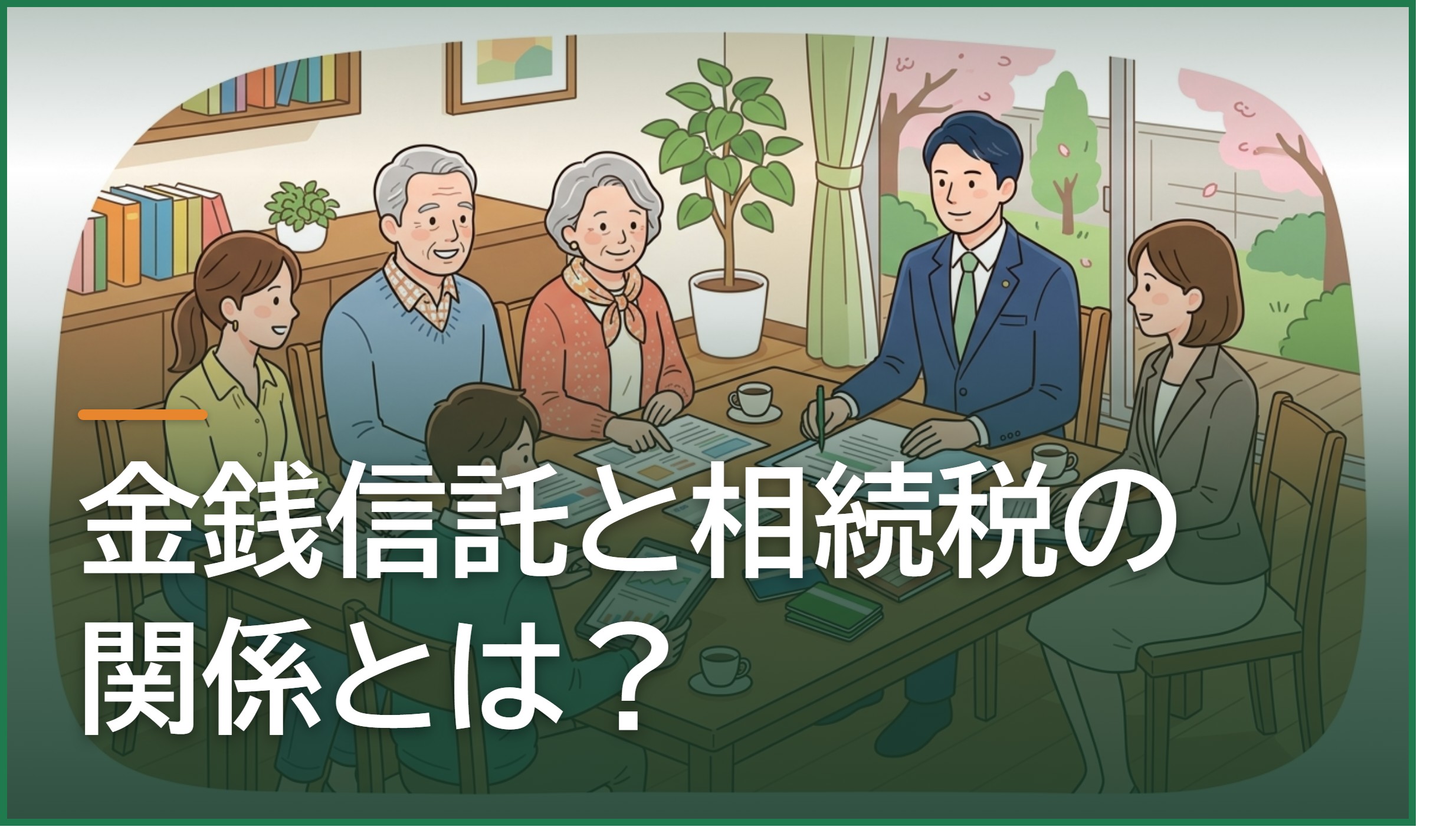 金銭信託と相続税の関係とは?家族信託で現金を託したときの課税の考え方